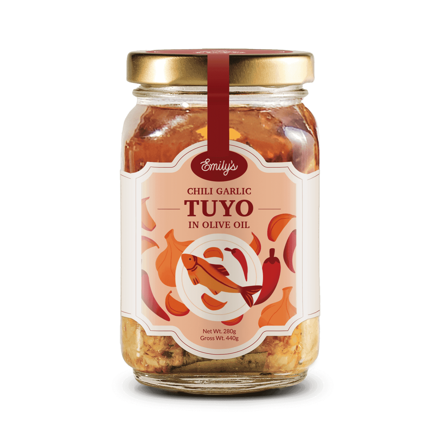 Chili Garlic Tuyo in Olive Oil