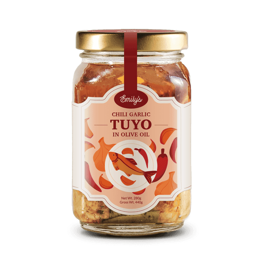 Chili Garlic Tuyo in Olive Oil